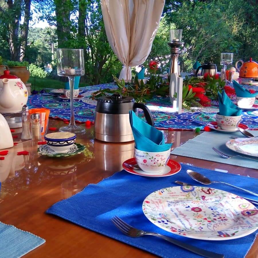 Frühstücksbuffet im Ferienhaus Villa del Sol